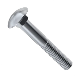 DIN603CarriageBoltsSS__75998.png M10-1.5 X 35 mm Carriage Bolts, DIN 603, A2 Stainless Steel (50/Pkg.)