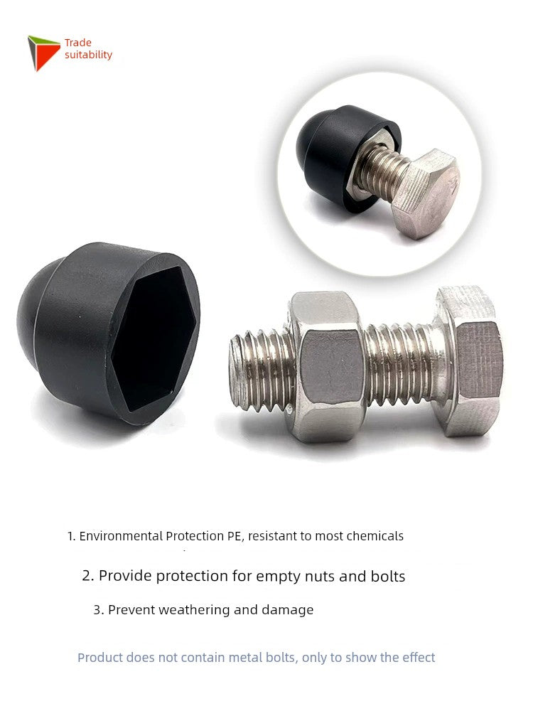 Hexagonal Expansion Plastic Decorative Shield Nut - Image 2