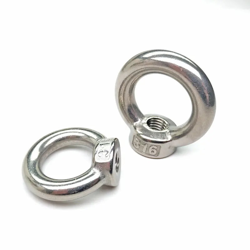 Stainless Steel Lifting Eye Nuts/ Screw Ring Eyebolt Ring Hooking Nut Screws Bolts - Image 3
