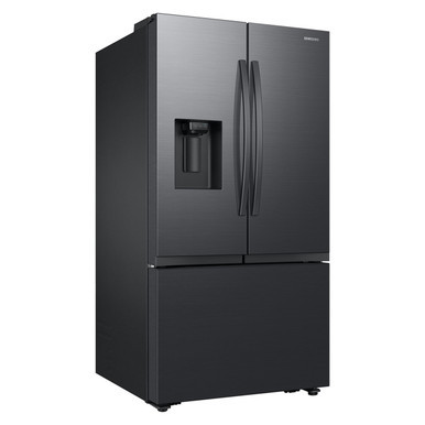 Samsung 31 Cu. Ft. Fingerprint Resistant Matte Black Steel Freestanding French Door Refrigerator - Image 4