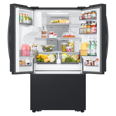 Samsung 31 Cu. Ft. Fingerprint Resistant Matte Black Steel Freestanding French Door Refrigerator - Image 6