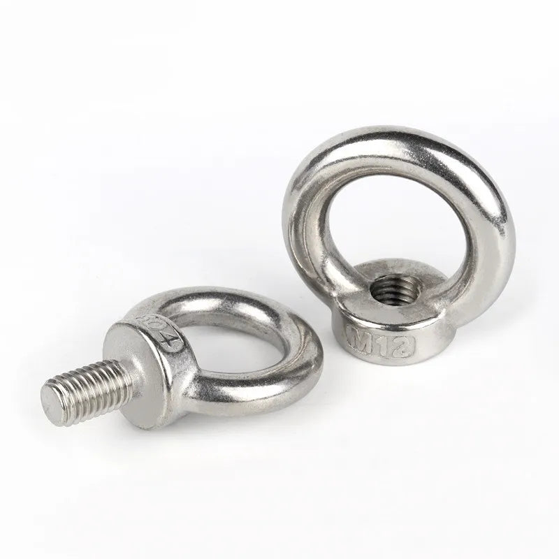 Stainless Steel Lifting Eye Nuts/ Screw Ring Eyebolt Ring Hooking Nut Screws Bolts